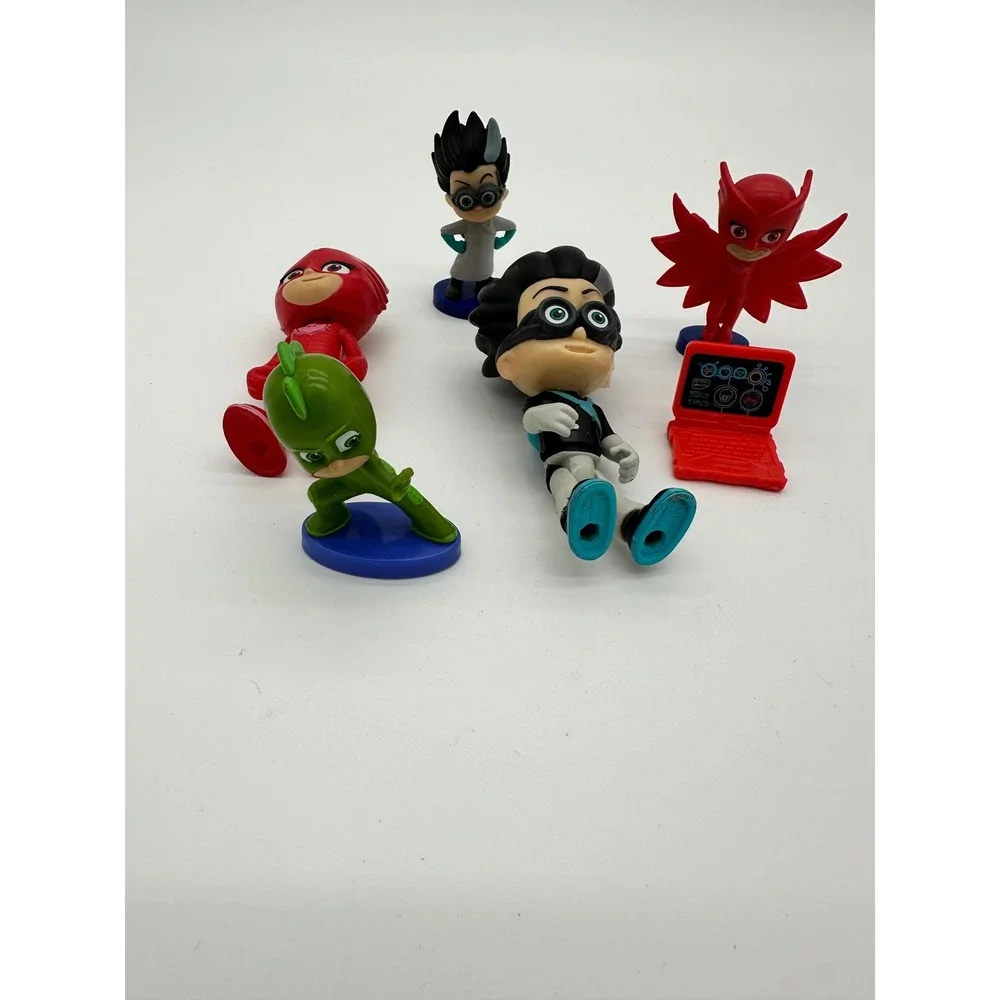 PJ Masks Action Figures Kids Toy Lot Gekko‎ Owlette Romeo Night Ninja Multicolor